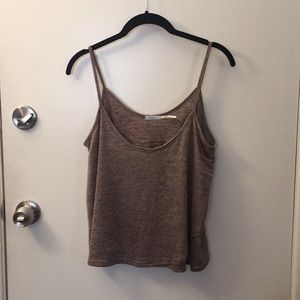 Gold tank top